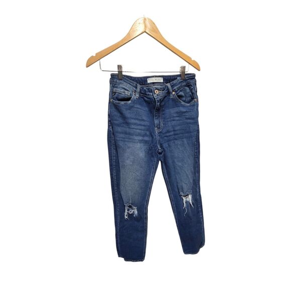 KANCAN Jeans Straight Distressed‎ 11/29 KC8597M - Picture 2 of 6